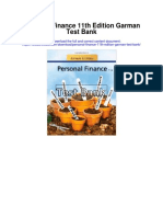 Personal Finance 11th Edition Garman Test Bank