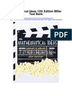 Mathematical Ideas 12th Edition Miller Test Bank