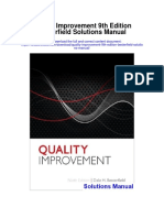 Quality Improvement 9th Edition Besterfield Solutions Manual
