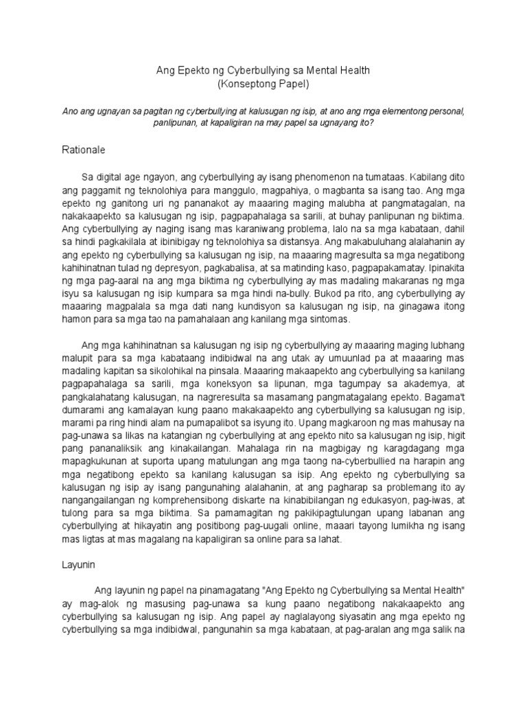 Konseptong Papel | PDF