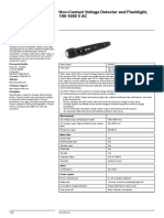 Non-Contact Voltage Detector and Flashlight, 190-1000 V AC