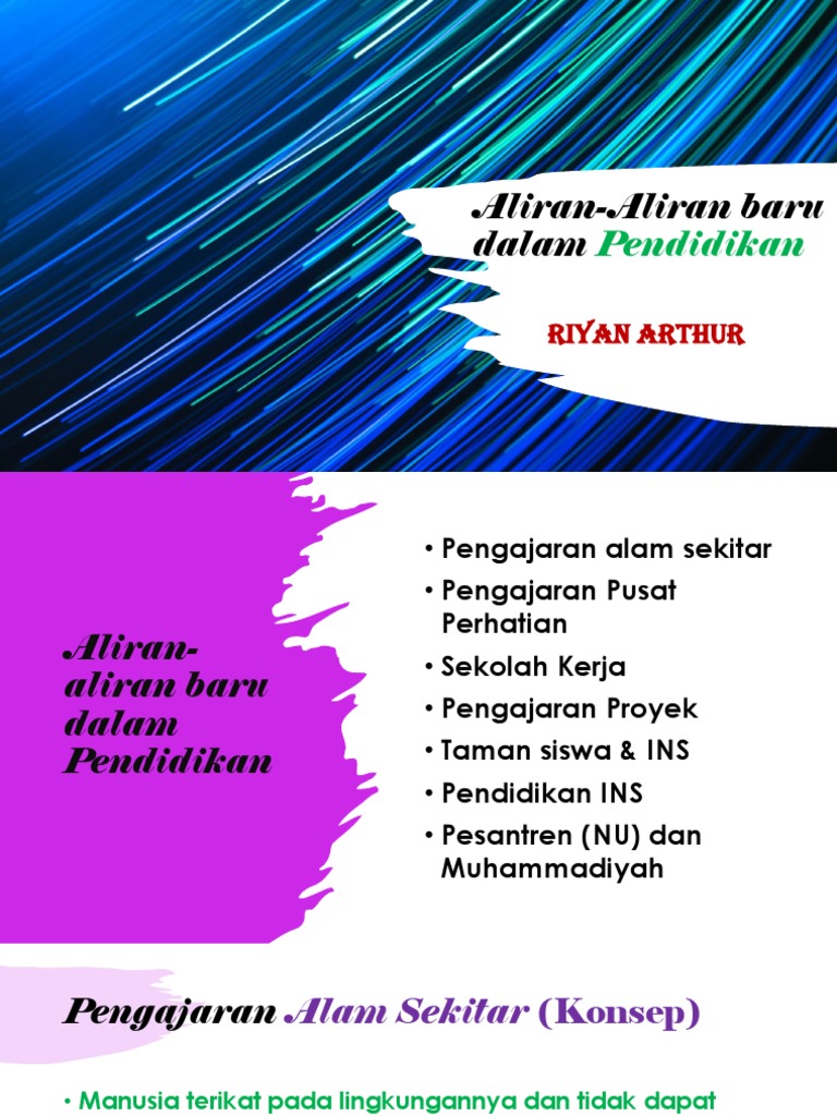 Aliran aliran pendidikan 2 pdf