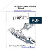 Physics 10th Edition Cutnell Solutions Manual