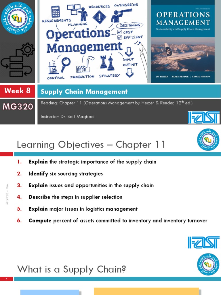 Week8 MG320 Supply Chain Management | PDF | Supply Chain Management