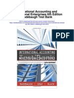 International Accounting and Multinational Enterprises 6th Edition Radebaugh Test Bank