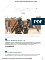 Le Burkina Faso Autorise L'envoi D'un Contingent Militaire Au Niger - Jeune Afrique