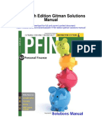 Pfin 4 4th Edition Gitman Solutions Manual