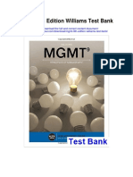 MGMT 9th Edition Williams Test Bank