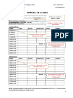 Horario - Clases Estudiantes Prac IV EDUFI VIII