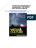 Media and Culture An Introduction To Mass Communication 11th Edition Campbell Solutions Manual