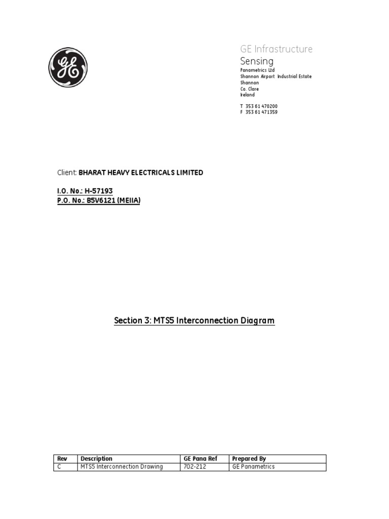 MTS5 Interconnection Diagram | PDF