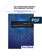 Introduction To Information Systems 16th Edition Marakas Test Bank
