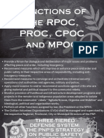 Functions of The Rpoc Proc Cpoc and Mpoc