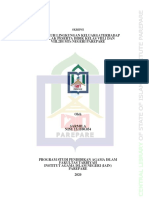 Pengaruh Lingkungan Keluargaterhadap Akhlak Peserta Didik Kelas Viii.1 Dan Viii.2Di Mts Negeri Parepare