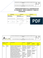 Matriz de Responsabilidades SGI