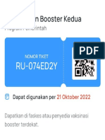 Vaksin Booster Kedua - Rama