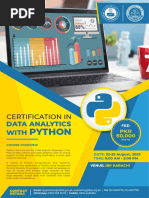 IBP - Certification in Data Analytics With Python