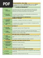 Corporation Accounting Notes