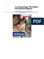 Introduction To Psychology 10th Edition Plotnik Solutions Manual