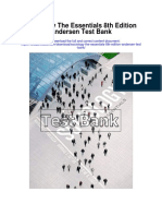 Sociology The Essentials 8th Edition Andersen Test Bank