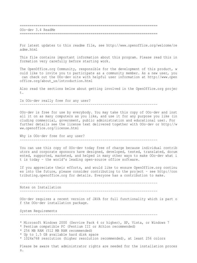 Readme en-US | PDF | Installation (Computer Programs) | Internet Forum