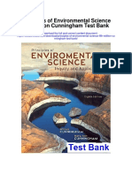 Principles of Environmental Science 8th Edition Cunningham Test Bank