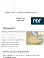 Ethiopia SVD EVD Preparedness & Response Overview Kigali Rwanda