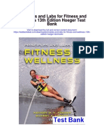 Principles and Labs For Fitness and Wellness 13th Edition Hoeger Test Bank