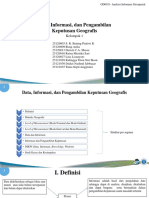 Topik 1-Data, Informasi Dan Pengambilan Keputusan Geografis