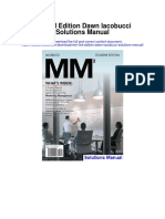 MM 3rd Edition Dawn Iacobucci Solutions Manual