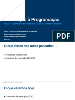 Introdução A Programação - Loop Com FOR