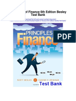 Principles of Finance 6th Edition Besley Test Bank