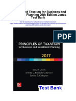 Principles of Taxation For Business and Investment Planning 20th Edition Jones Test Bank