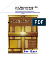 Principles of Macroeconomics 5th Edition Frank Test Bank
