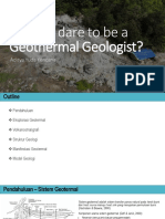 Are You Dare To Be A Geothermal Geologist