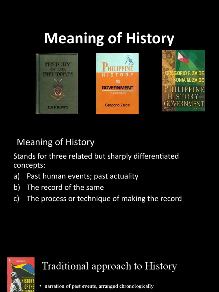 Lecture 1 Meaning of History PDF Inquiry Bias