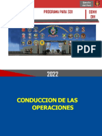 X Conducción de Las Operaciones