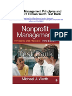 Nonprofit Management Principles and Practice 3rd Edition Worth Test Bank