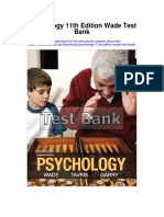 Psychology 11th Edition Wade Test Bank
