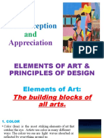 Art Perception and Appreciation - WEEK 4 and 5
