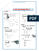 Leyes de Exponentes Radicación para Cuarto de Secundaria