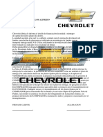 Liquidacion de Fondos CHEVROLET . - CLIENTE BOGARIN CARLOS