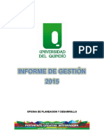 Informe Gestion 2015