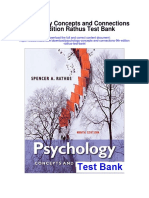 Psychology Concepts and Connections 9th Edition Rathus Test Bank