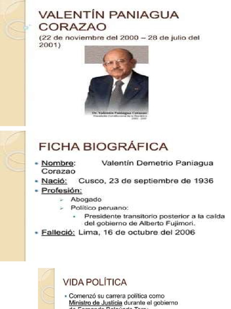 Valentin Paniagua PDF