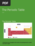 Ch4 The Periodic Table