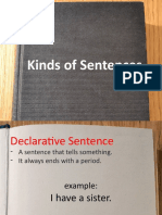 Kinds of Sentences