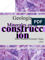 Minerales en La Construccion