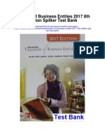 Taxation of Business Entities 2017 8th Edition Spilker Test Bank