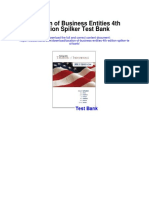 Taxation of Business Entities 4th Edition Spilker Test Bank